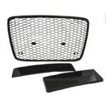 Μάσκα Για Audi Q7 4L 05-15 RSQ7 Look Κυψελωτή Μαύρη 1 Τεμάχιο