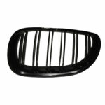 Καρδιές Μάσκας Για Bmw 5 E60 03-11 M4 Look Με Διπλή Γρίλια Μαύρο Γυαλιστερό 2 Τεμάχια - Image 2