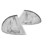 Μπροστινά Φλας Για Bmw 3 E46 99-01 SedanTouring Λευκό 2 Τεμάχια Depo