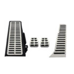 Πεντάλ Αλουμινίου Και Footrest Για VW Golf 5  6  Scirocco Sharan Caddy  Skoda Octavia 04-13  Seat Leon 1P Toledo 3 Μη Αυτόματα Σετ 4 Τεμάχια