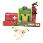 Σετ Ασφαλείας Αυτοκινήτου 5 Τεμάχια Σε Βαλιτσάκι Τρίγωνο Γιλέκο Φαρμακείο Πυροσβεστήρας 1Kg Guard 01907