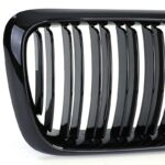 Καρδιές Μάσκας Για Bmw 3 E36 96-99 M4 Look Με Διπλή Γρίλια Μαύρο Γυαλιστερό 2 Τεμάχια - Image 4