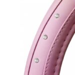 Κάλυμμα Tιμονιού ''Pink Diamonds'' Ροζ Με Στρας Medium 37-39cm - Image 3