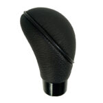 Πόμολο Λεβιέ Ταχυτήτων Universal Δερμάτινο Με Λάστιχο Μαύρο Οβαλ Για Κανονική Όπισθεν 37113 - Image 2