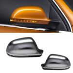 Καπάκια Καθρεφτών Για Audi A3 8P 08-10 A4 B8 08-11 A5 8T 07-11 A6 C6 4F 09-11 A8 D3  Q3 8U  Καβούκια Brushed Aluminium 2 Τεμάχια