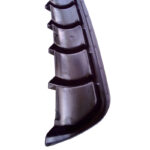 Diffuser Πίσω Προφυλακτήρα Universal Sport Look Μαύρο Από Abs Πλαστικό 1 Τεμάχιο - Image 2