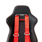 Ζώνη Αγωνιστική 4 Σημείων Κόκκινο Χρώμα 1 Τεμάχιο - Image 3