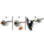 Πλαϊνά Φλας Φτερού Για Mini Cooper F56 13+ Union Jack Flag Blue Led White 2 Τεμάχια - Image 4