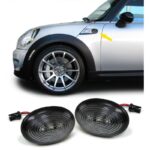 Πλαϊνά Φλας Φτερού Για Mini Cooper R55  R56  R57  R58  R59 Led Smoke 2Τεμάχια