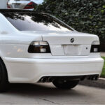 Diffuser Πίσω Προφυλακτήρα Για  Bmw 5 E39 95-03 M5 Με 2 Διπλές Τρύπες Εξάτμισης Αριστερά & Δεξιά Από Abs Πλαστικό 1 Τεμάχιο - Image 4