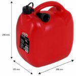 Μπετόνι - Δοχείο Καυσίμων Πλαστικό Κόκκινο 10 Lt Feral - Image 2