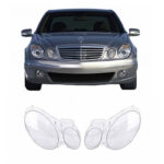 Κρύσταλλα Φαναριών Για Mercedes-Benz E W211 Pre-Facelift Sedan  Touring 02-06 Ζευγάρι 2 Τεμάχια