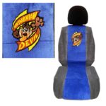 Πλατοκαθίσματα Μπροστινά 100% Πετσέτα Ταζ WB ΜπλεΓκρι 2 Τεμάχια 2756-39 - Image 2