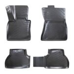 Πατάκια Σκαφάκια 3D Από Λάστιχο TPE Για ΒΜW X5 E70 2006-2012 Rizline 4 Τεμάχια Μαύρα