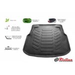 Πατάκι Πορτ-Παγκάζ 3D Σκαφάκι Από Πλαστικό TPE Για Mercedes-Benz C-Class W205 2015- Μαύρο Rizline - Image 2