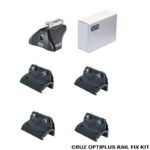 Πόδια  Άκρα Για Μπάρες Οροφής CRUZ Optiplus Rail FIX 936-557 Για Kia Niro 16-22 Με Ενσωματωμένο Railing Σετ 4 Τεμάχια