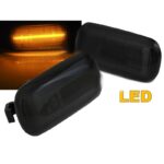 Πλαϊνά Φλας Φτερού Για Audi A3 8P 03-08  A4 B6B7 00-07  A6 C6 02-05 Allroad  A8 D3 04-09  TT 8J 06-11 Led Smoke 2 Τεμάχια