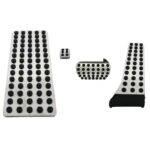 Πεντάλ Αλουμινίου Κουμπωτά Και Footrest Για Mercedes-Benz W204 07-14  W211 02-09  GLK 08-15 Αυτόματο Σετ 4 Τεμάχια KPMB01