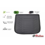 Πατάκι Πορτ-Παγκάζ 3D Σκαφάκι Από Λάστιχο TPE Για VW Tiguan 2007-2015 Μαύρο Rizline - Image 2