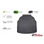 Πατάκι Πορτ-Παγκάζ 3D Σκαφάκι Από Λάστιχο TPE Για Volvo V40 2012- Μαύρο Rizline - Image 2