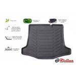 Πατάκι Πορτ-Παγκάζ 3D Σκαφάκι Από Λάστιχο TPE Για Ford Focus ΙΙ Sedan 2005-2011 Μαύρο Rizline - Image 2