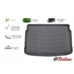 Πατάκι Πορτ-Παγκάζ 3D Σκαφάκι Από Λάστιχο TPE Για Peugeot 207 2006-2014 Μαύρο Rizline - Image 2