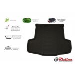 Πατάκι Πορτ-Παγκάζ 3D Σκαφάκι Από Λάστιχο TPE Για Skoda Karoq 2017- Μαύρο Rizline - Image 2