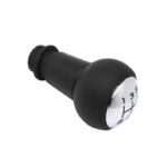 Πόμολο Λεβιέ Ταχυτήτων Μαρκέ ΜαύροΧρώμιο Για Peugeot 206 207 301 307 308 407  Partner Με 5 Ταχύτητες BRN1123 - Image 2