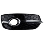 Δίχτυ Προφυλακτήρα Εμπρός Πλαινό Για Για Audi Q3 8U 11-15 RSQ3 Look Γυαλιστερό Μαύρο  Χρώμιο Αριστερό & Δεξί 2 Τεμάχια - Image 3