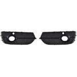 Δίχτυ Προφυλακτήρα Εμπρός Πλαινό Για Audi Q3 8U 11-15 RSQ3 Look Γυαλιστερό Μαύρο  Χρώμιο Με Pdc Αριστερό & Δεξί 2 Τεμάχια - Image 3