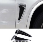 Αεραγωγοί Φτερών Για Bmw X5 F15 13-18 M-Look Χρώμιο  Μαύρο 2 pcs