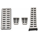 Πεντάλ Αλουμινίου Κουμπωτά Και Footrest Για Hyundai Sonata 11-14  IX35 10-15   Santa Fe 06-12 Μη Αυτόματο Σετ 4 Τεμάχια KPHYSO02