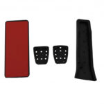 Πεντάλ Αλουμινίου Κουμπωτά Και Footrest Για Hyundai Sonata 11-14  IX35 10-15   Santa Fe 06-12 Μη Αυτόματο Σετ 4 Τεμάχια KPHYSO02 - Image 4