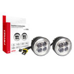 DRL Set Φώτα Ημέρας Universal Στρόγγυλα Με Angle Eyes DRL 510L 12 Volt 1116 Watt 70mm-80mm 2 Τεμάχια