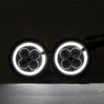 DRL Set Φώτα Ημέρας Universal Στρόγγυλα Με Angle Eyes DRL 510L 12 Volt 1116 Watt 70mm-80mm 2 Τεμάχια - Image 4