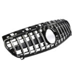 Μάσκα Για Mercedes-Benz A-Class W176 12-15 GT Amg Panamericana Look ΜαύροΧρώμιο 1 Τεμάχιο - Image 2