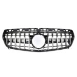 Μάσκα Για Mercedes-Benz A-Class W176 12-15 GT Amg Panamericana Look ΜαύροΧρώμιο 1 Τεμάχιο - Image 3