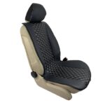 Πλατοκαθίσματα Μπροστινά Δερματίνη Royal Μαύρο 2 Τεμάχια - Image 2