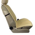 Πλατοκαθίσματα Μπροστινά Δερματίνη Royal Μπεζ 2 Τεμάχια - Image 2