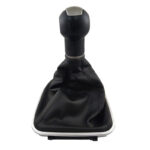 Πόμολο Λεβιέ Ταχυτήτων Με Φυσούνα Μαρκέ ΜαύροΑσημί Για Seat Leon 2Toledo 3  Με 6 Ταχύτητες GK0342 - Image 4