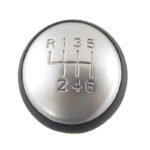 Πόμολο Λεβιέ Ταχυτήτων Μαρκέ ΜαύροΧρώμιο Για Nissan Qashqai J10 Με 6 Ταχύτητες GK1602 - Image 2