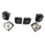 Ανταλλακτικά Για Αριστερό Διακόπτη Ηλεκτρικών Παραθύρων Για Mercedes C-Class W203  CLK W209 2 Τεμάχια EK0013 - Image 2