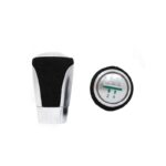 Πόμολο Λεβιέ Ταχυτήτων Μαρκέ ΜαύροΧρώμιο Για Bmw Με 5 Ταχύτητες M Performance Look