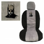 Καλύμματα Μπροστινών Καθισμάτων Πετσέτα Batman ΓκριΜαύρο 4 Τεμάχια 2619611 - Image 2