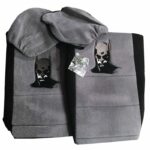 Καλύμματα Μπροστινών Καθισμάτων Πετσέτα Batman ΓκριΜαύρο 4 Τεμάχια 2619611 - Image 4