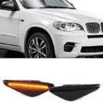 Πλαϊνά Φλας Φτερού Για Bmw X5 E70 07-12  X6 E71 08-14  X3 F25 10-14 Led Dynamic Smoke 2 Τεμάχια