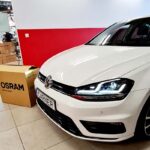 Μπροστινά Φανάρια Set Για Vw Golf VII (7) 12-17 DRL Full Led Halogen Version Black LEDHL103-BK Osram Ledriving - Image 2