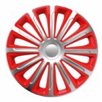 Τάσια Τροχών Αυτοκινήτου 14 Trend 101379 Ασημί & Κόκκινο CBX 4 Τεμάχια