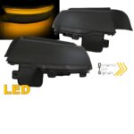 Φλας Καθρέπτη Για Vw Polo 6R 6C 09-17 Dynamic Led Canbus ΜαύροΦιμέ 2 Τεμάχια - Image 2