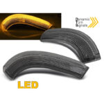 Φλας Καθρέπτη Για Vw Golf V (5) 03-08  Jetta 05-10  Passat B6 (3C) 05-10  Sharan 03-10  Skoda Superb 02-08  Seat Alhambra 09-10 Dynamic Led Λευκά 2 Τεμάχια